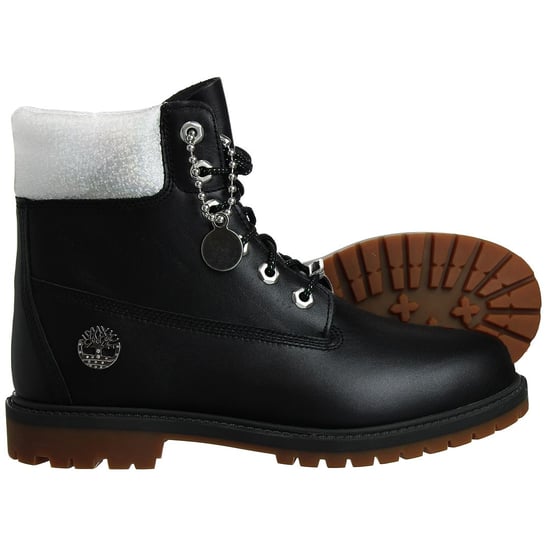 Timberland 6 Zoll Heritage Cupsole Damen Schwarze Stiefel - Image 5