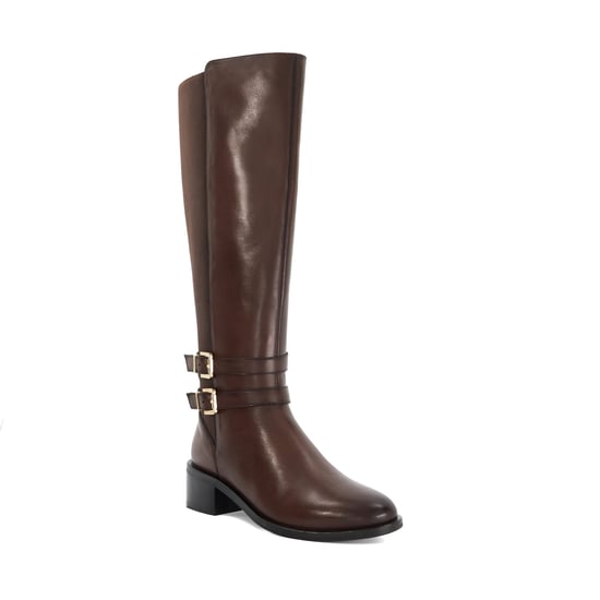 Dune Ladies Tatter - Leather Knee High Riding Boots