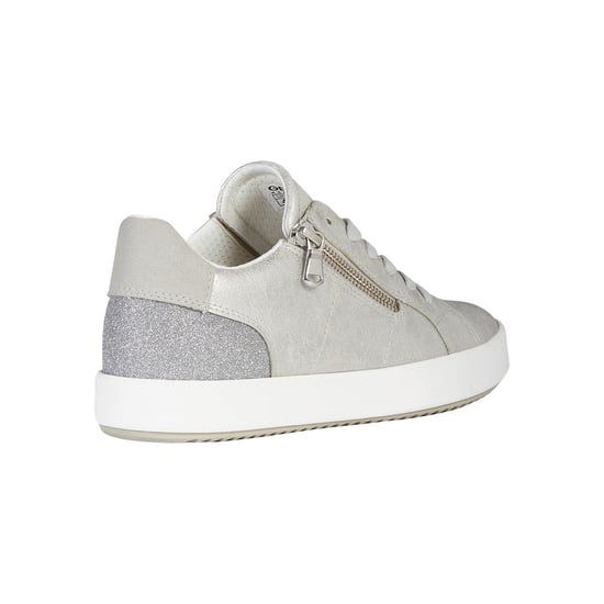 Geox D Blomiee A Synthetik Polyurethan Damen Silber Turnschuhe - Image 2