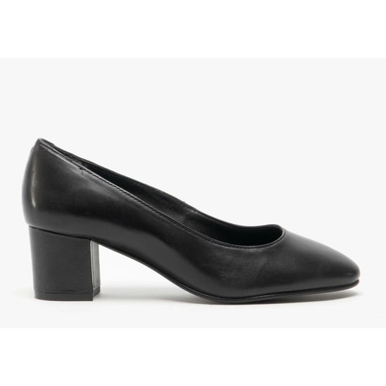 Hush Puppies Damen/Damen Anna Leder Court Schuh (Schwarz) - Image 1
