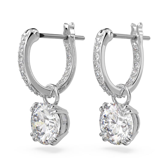 Swarovski 'Constella' Women's Base Metal Drop Earrings - Silver 5636717