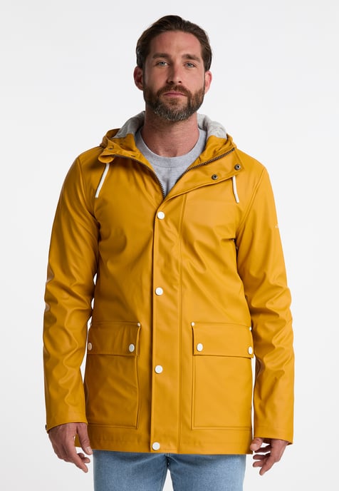 Dreimaster Regenjacke Herren Curry - Image 2