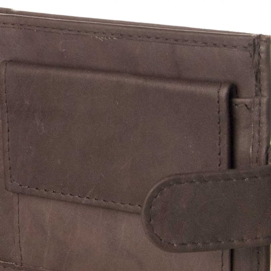 Leather wallet Montevita in Grey