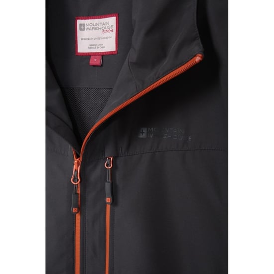 Mountain Warehouse Herren Brisk Extreme Wasserdichte Jacke (Dunkelgrau) - Image 6