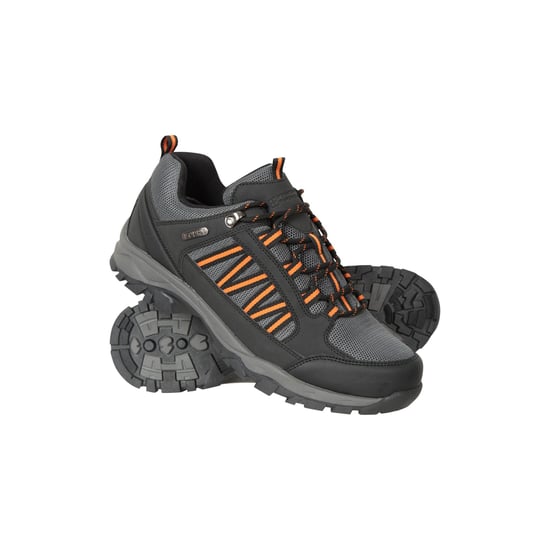 Mountain Warehouse Mens Path Waterproof Walking Shoes (Black)