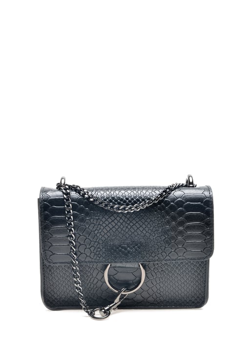 Carla Ferreri SS22 CF 8110 Noir Cuir de vachette Sac - Image 1