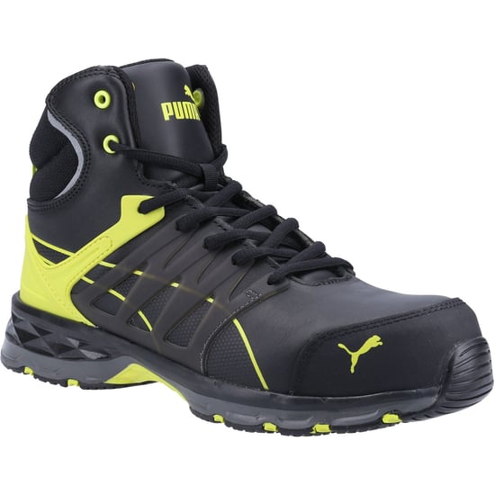 Puma Safety Velocity 2.0 MID S3 Leder Gelb Sicherheitsstiefel - Image 1
