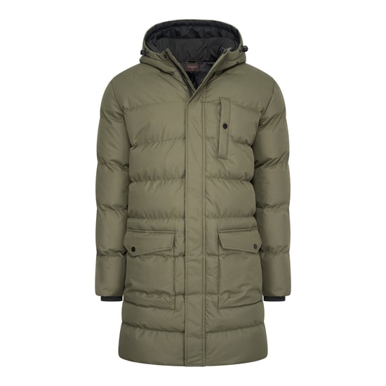 Hooded Winter Jacket Army von Cappuccino Italia in der farbe Grun. - Image 1