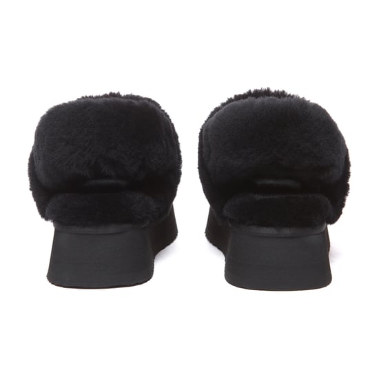 EVER AU Australia Women Fantail Leather Slippers With Two Removable Straps