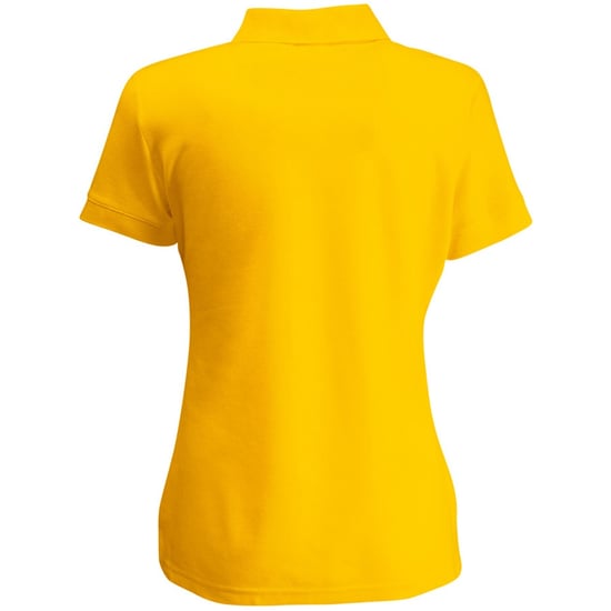 Fruit Of The Loom Womens Lady-Fit 65/35 Kurzarm-Poloshirt (Sonnenblume) - Image 2
