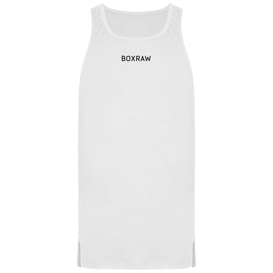 BoxRaw SMRT-TEC Mens White Stringer Tank Top