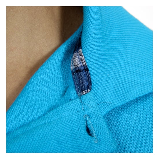 Andrew Charles Mens Polo Short Sleeves Light Blue SEFU
