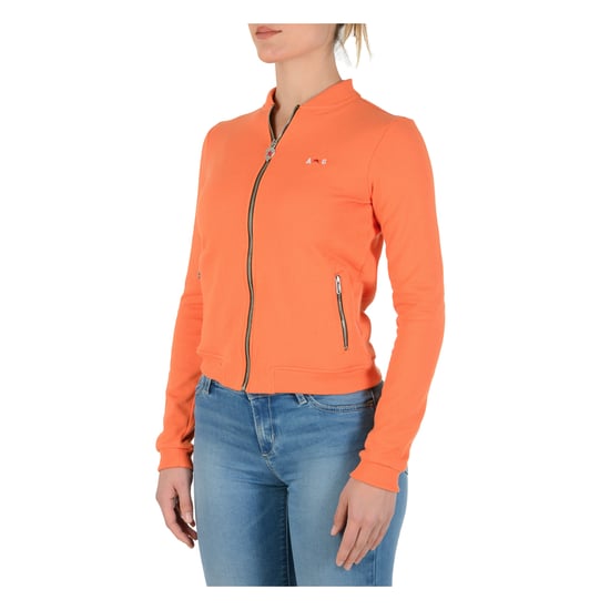 Andrew Charles Womens Sweater Long Sleeves Orange SUMATRA