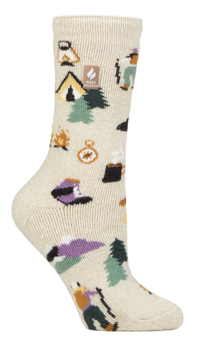 Womens Fun Hobby Socken | Heat Holders Lite | Novelty Winter Fleece gefüttert Thermosocken - Walking - Image 1