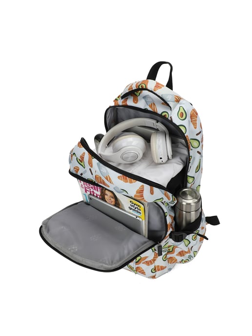 Aoking Rucksack Unisex WHITE - Image 5