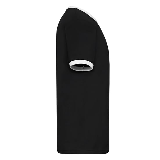Fruit of the Loom - "Ringer" T-Shirt für Herren (Schwarz/Weiß) - Image 3