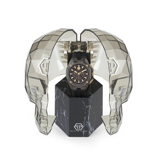 Philipp Plein Octagon Schwarz Herren Armbanduhr PWTBA0323 - Image 4