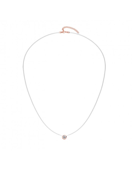 Mond-Halskette - Rose Gold und Kristall - Image 4