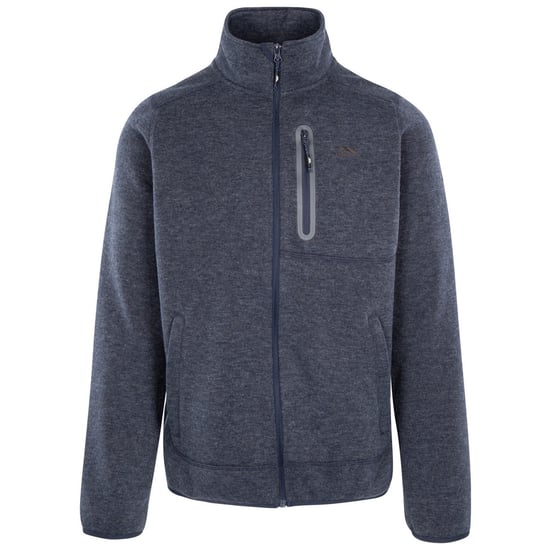 Trespass Herren Farham Melange AT300 Fleece Jacke (Marine) - Image 1