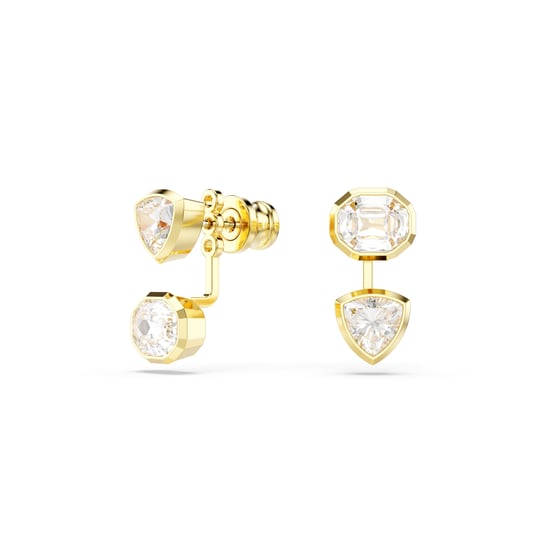 Swarovski 'Imber Organic' Damen Ohrstecker aus goldfarbenem Metall - Gold 5705461 - Image 2
