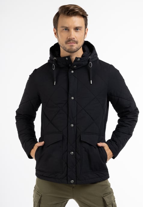 Dreimaster leichte Übergangsjacke Herren schwarz - Image 3