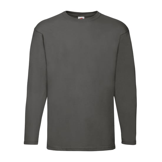 Fruit of the Loom - "Valueweight" T-Shirt für Herren Langärmlig (Hellgrau) - Image 1