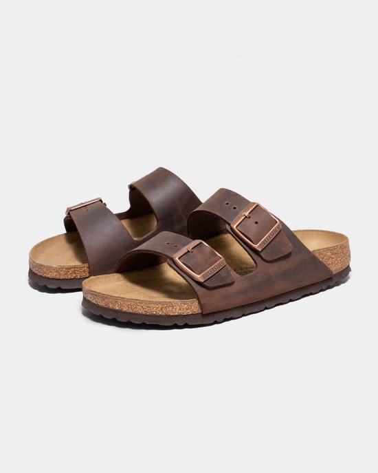 Birkenstock Arizona Geöltes Nubuk Damen Sandalen - Image 1