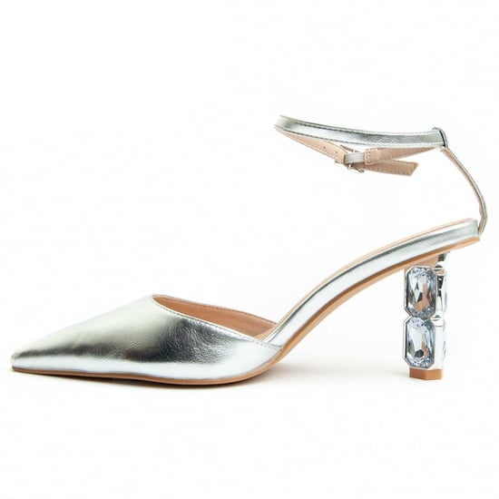 Montevita Absatzschuh Festshoe10 in Silber - Image 5
