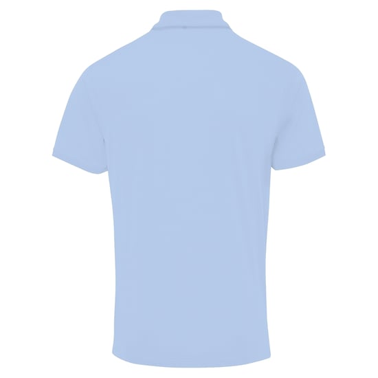Premier Mens Coolchecker Pique Short Sleeve Polo T-Shirt (Hellblau) - Image 2