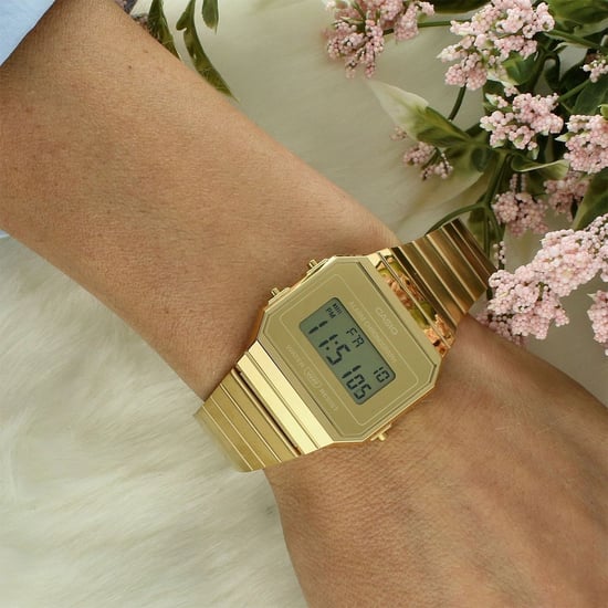 Casio Casio Collection Vintage Gold Damen Armbanduhr A700WEVG-9AEF - Image 3