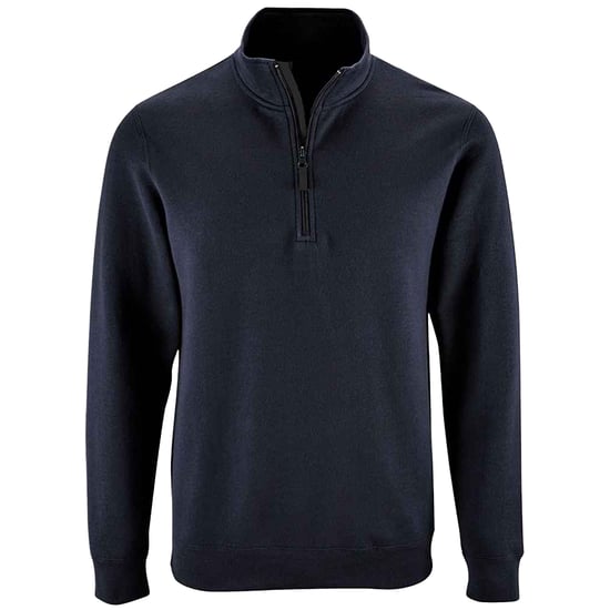SOLS - "Stan" Pullover Stehkragen für Herren (Dunkelblau) - Image 1