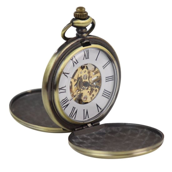 Klassische mechanische Taschenuhr Peaky Blinders Vintage Skelett Automatik - Image 1