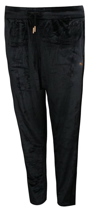 Puma Active Damen-Trainingshose aus schwarzem Samt - Image 1