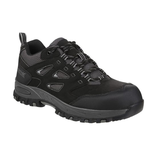Regatta Mens Mudstone Safety Trainers (Black/Granite)