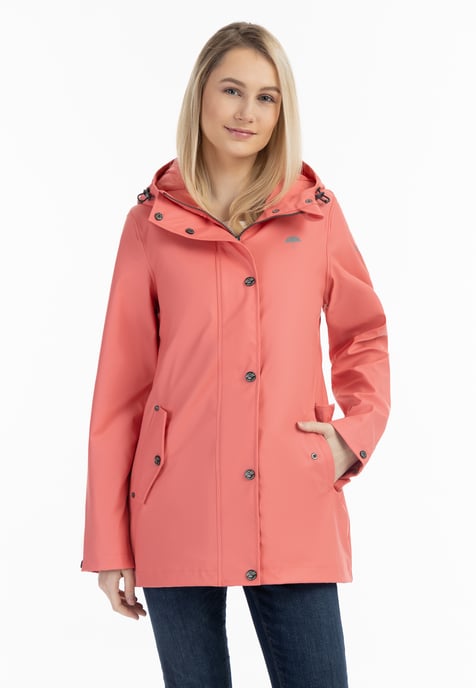 Schmuddelwedda Regenjacke Damen Korallenrosa-271 - Image 3