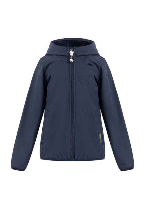 Schmuddelwedda Softshellblouson - recyceltes Material Mädchen Marine - Image 1