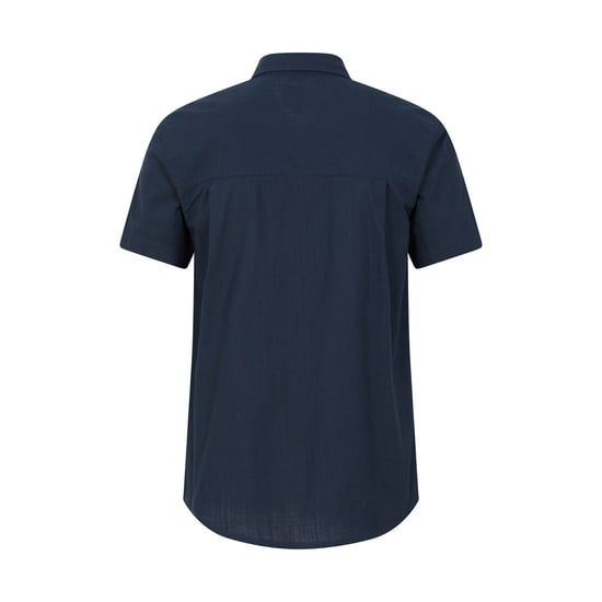Mountain Warehouse Herren Kokosnuss Slub Kurzarm-Shirt (dunkelblau) - Image 2