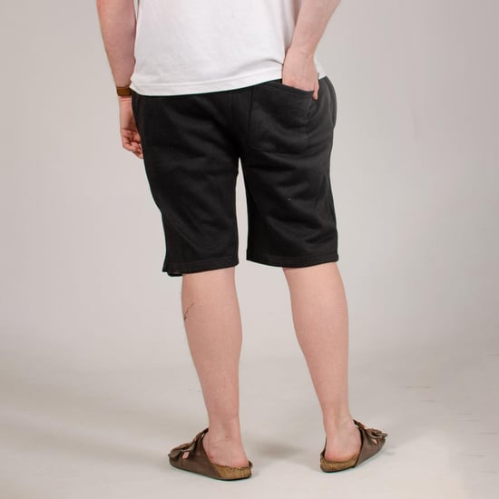 Mens Cotton Sweat Shorts Knee Length