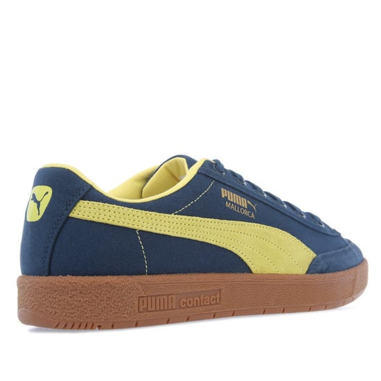Baskets Mallorca Puma Pour Homme en Bleu Jaune - Image 3