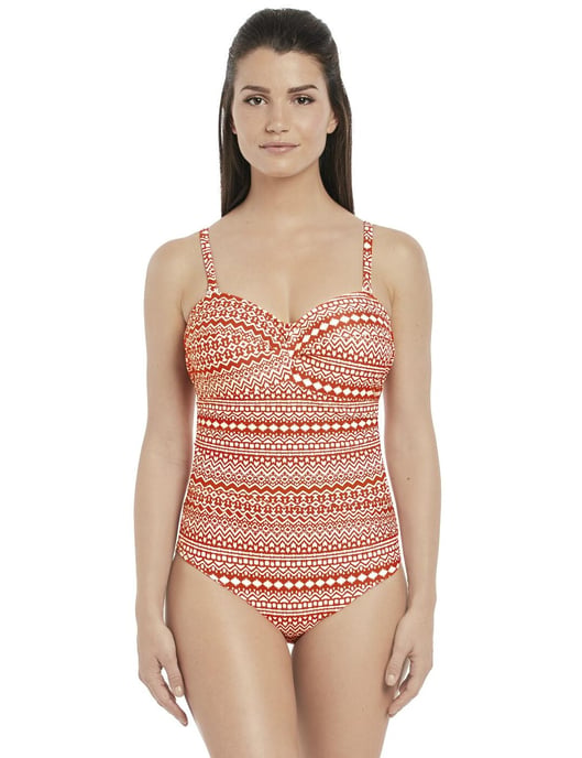 6425 Fantasie Sidari Underwired Twist Bandeau Swimsuit