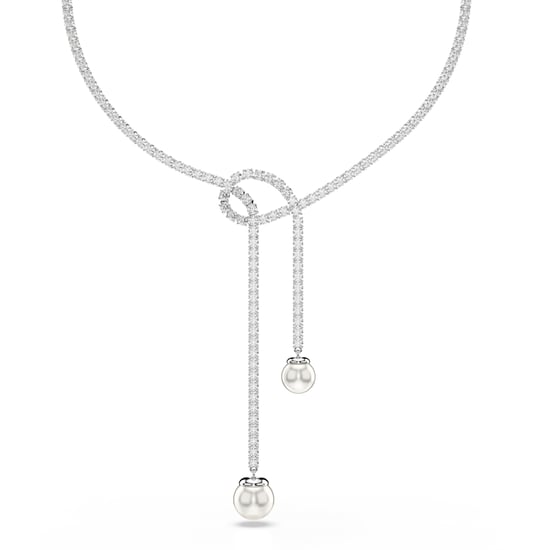 Swarovski 'Matrix' Damen Halskette aus Metall - Silber 5692416 - Image 1
