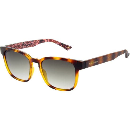 Ted Baker Rectangle Mens Polished Dark Tortoise Grey Gradient TB1635 Surf