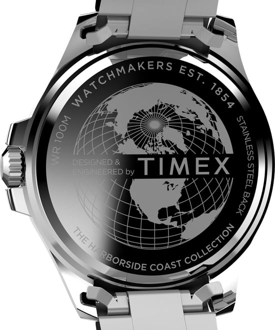 Timex Harborside Coast Herren Silber Uhr TW2V91900 - Image 3