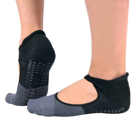 2 Paar Damen rutschfeste Grip Low Cut Unsichtbare Pilates Yoga Socken - Image 1