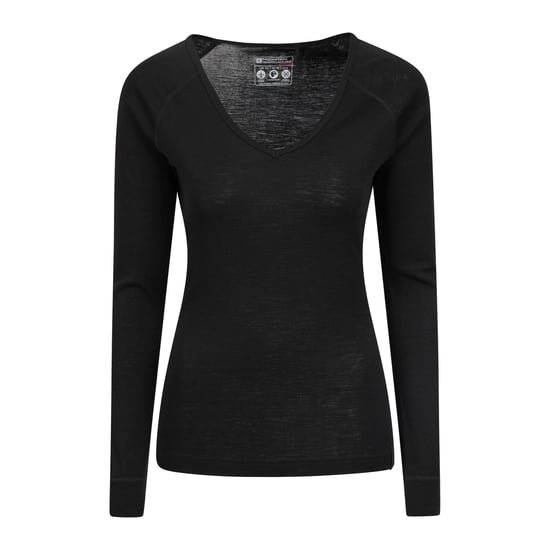 Mountain Warehouse - Oberteil V-Ausschnitt für Damen (Schwarz) - Image 1