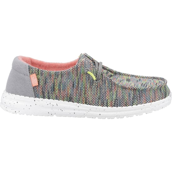HEYDUDE Wendy Sox Polyester/Baumwolle/Elasthan Damen Pfauenrosa Loafers - Image 4