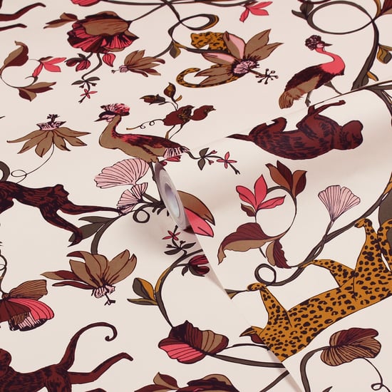Exotische Wildlinge Tropen-Print Tapete - Image 1