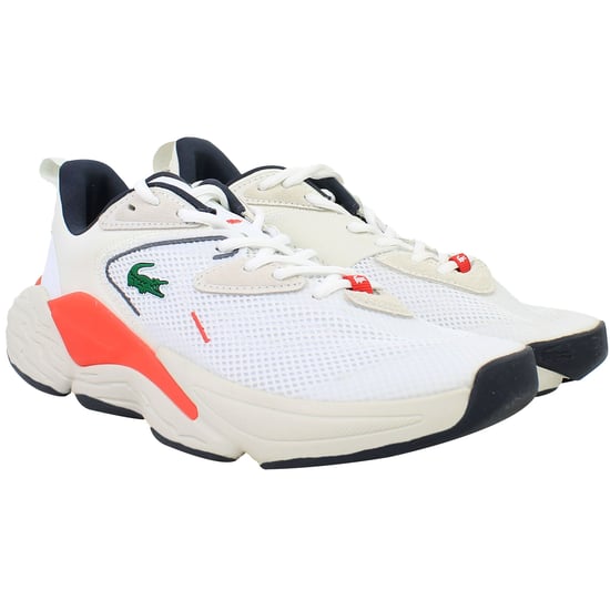 Lacoste Aceshot 0722 1 SMA Herren-Turnschuhe in Off-White - Image 4