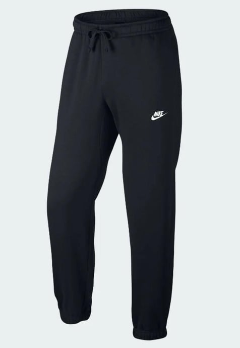 Nike Herren Sportswear Club Fleece-Trainingsanzug mit Kapuze in Schwarz - Image 4