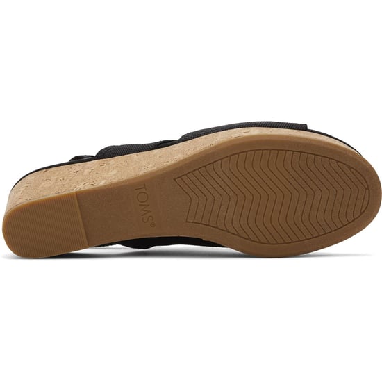 TOMS Claudine Nylon Women's Schwarze Keile - Image 3